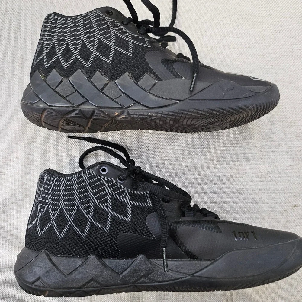Puma MB.01 Lathrop Basketball Shoes Big Kids 7C Black LaMelo 376888-02 Sneaker